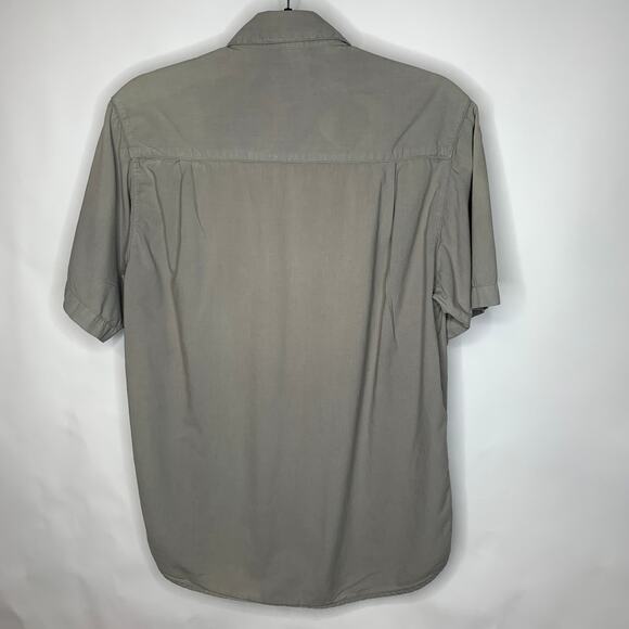 Vintage Guess Tan Shirt Grunge Worn Sz Small - Picture 2 of 8